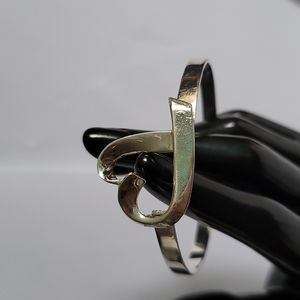 Heart Bangle Bracelet 925